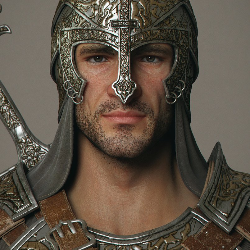 埃及Mohamed Abdelfatah 3D角色插画