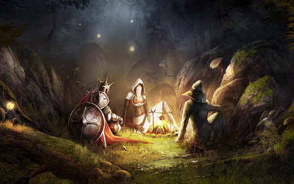 国外网络游戏CG原画