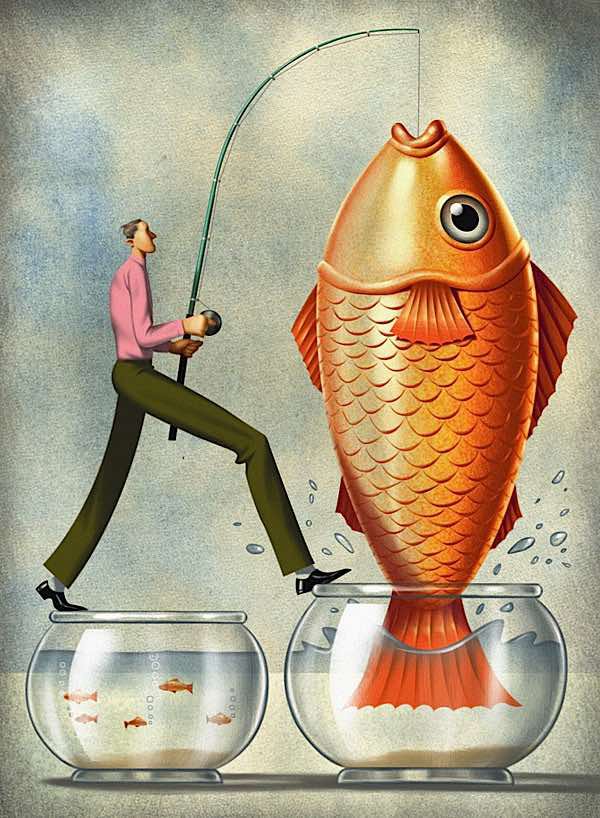 Jim Tsinganos杂志插图