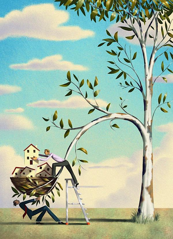 Jim Tsinganos杂志插图