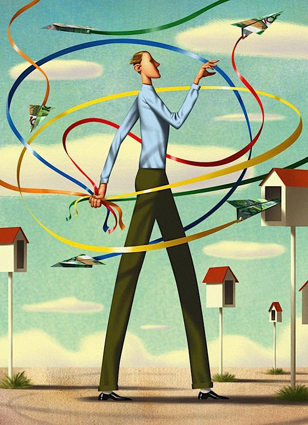 Jim Tsinganos杂志插图