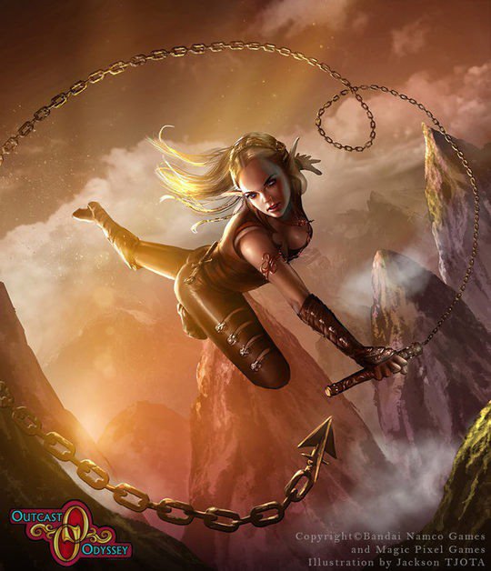 Jackson Tjota人物角色插画作品