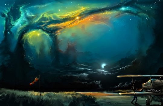 Alexander Rommel奇幻自然风景插画