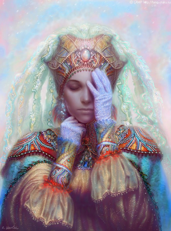 Eva Soulu肖像插画