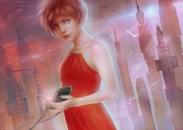 Eva Soulu肖像插画