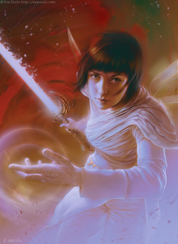 Eva Soulu肖像插画