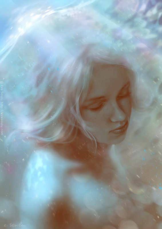 Eva Soulu肖像插画