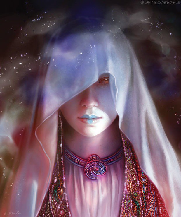 Eva Soulu肖像插画