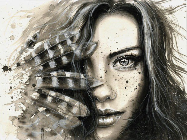 Tanya Shatseva肖像插画