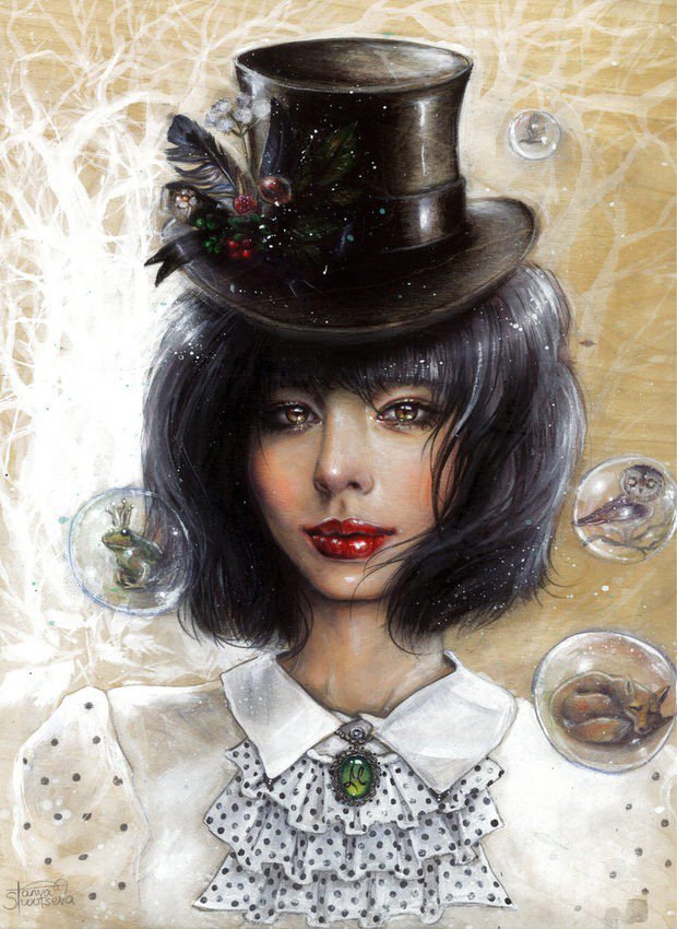 Tanya Shatseva肖像插画