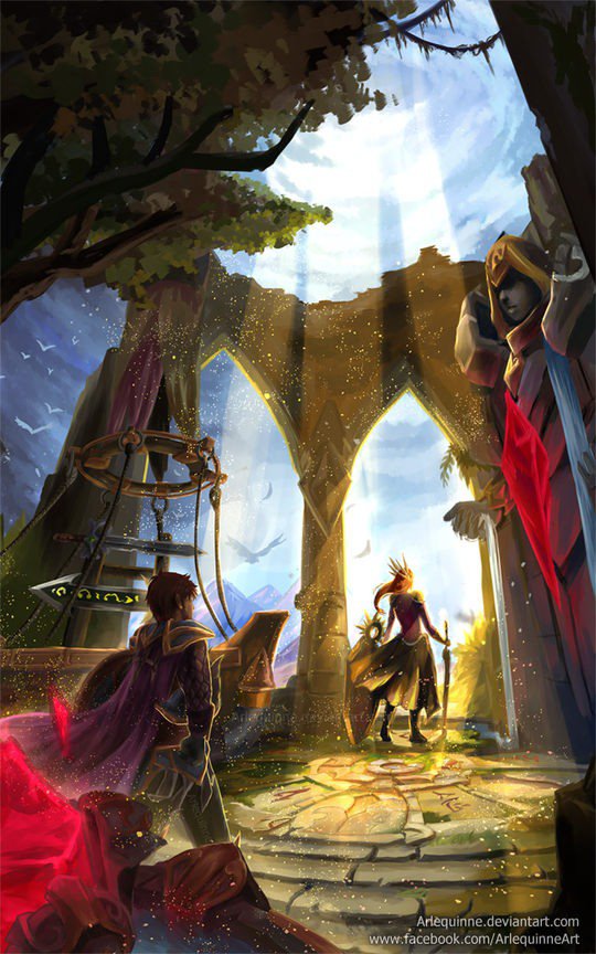 Elin Tan概念人物插画