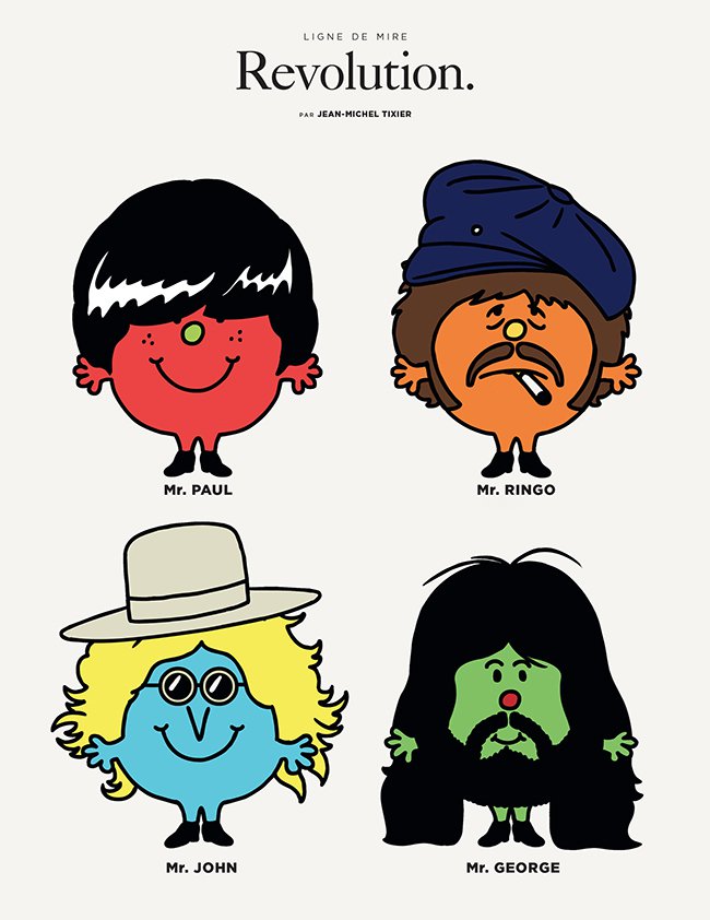 Jean-Michel Tixier人物插画设计作品欣赏