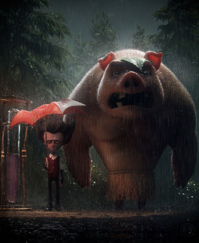 有趣的3D角色设计作品