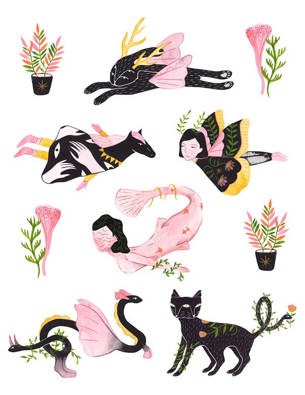 Esthera Preda 加拿大的自由插画家作品