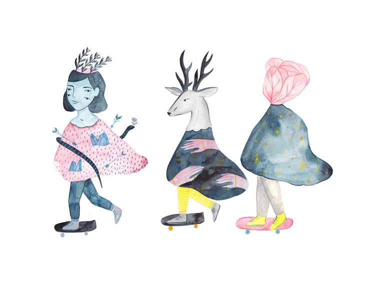 Esthera Preda 加拿大的自由插画家作品