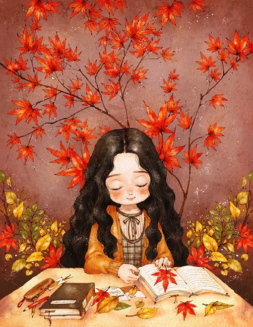 Aeppol童话风格的唯美插画设计