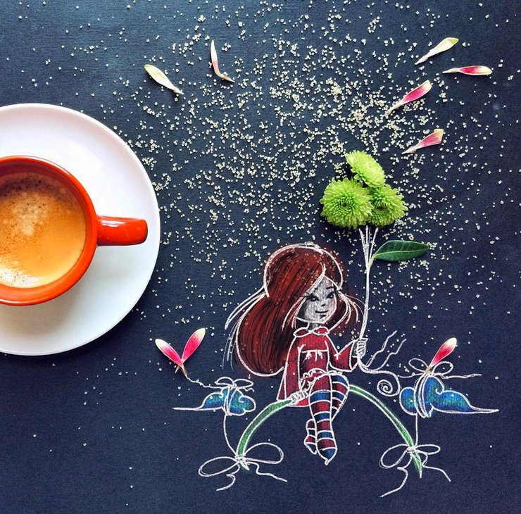 艺术家 Cinzia Bolognesi用食物唯美创作