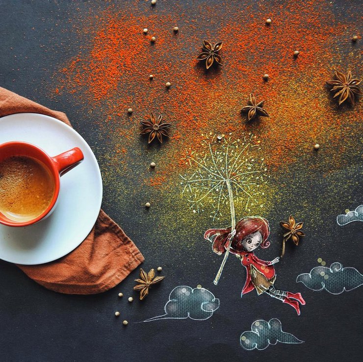 艺术家 Cinzia Bolognesi用食物唯美创作