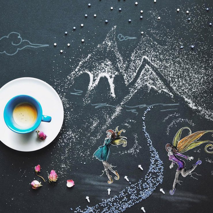 艺术家 Cinzia Bolognesi用食物唯美创作