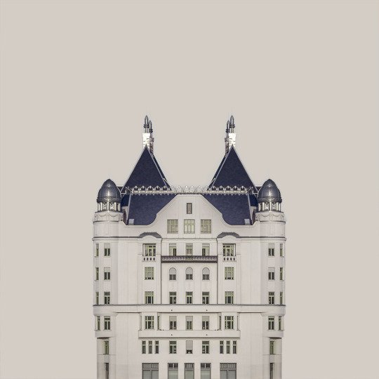 多瑙河畔建筑插画设计