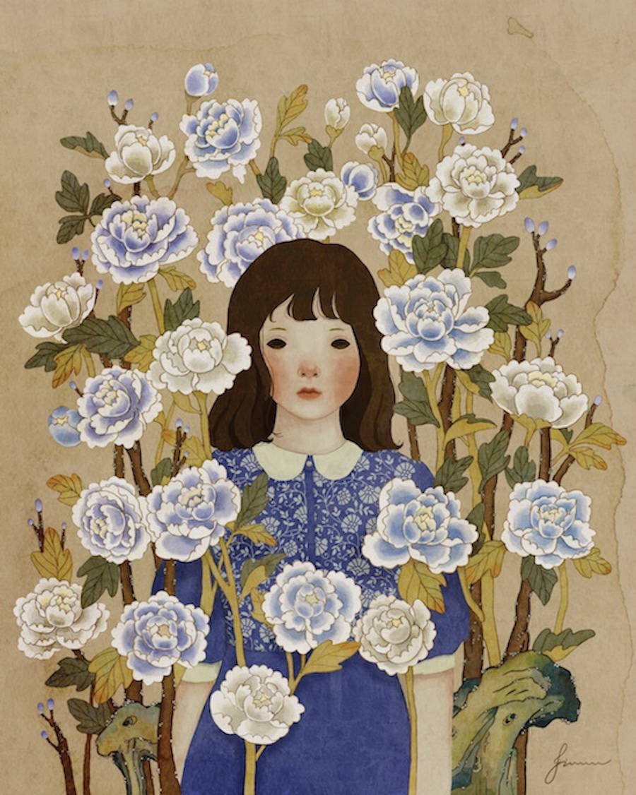 韩国Jiwoon Pak插画作品