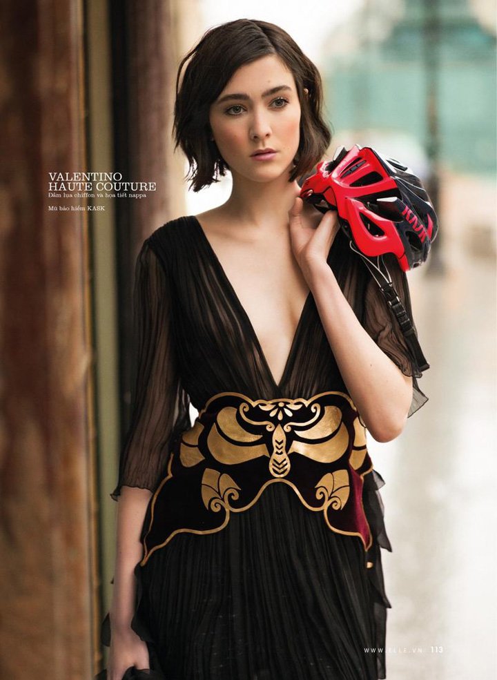 超模Mar Gonzalez演绎《Elle》杂志越南版