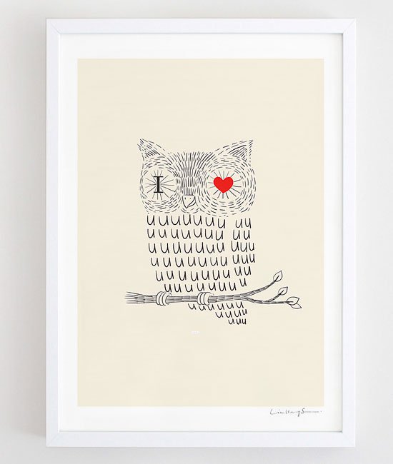 可爱的情人节主题插画