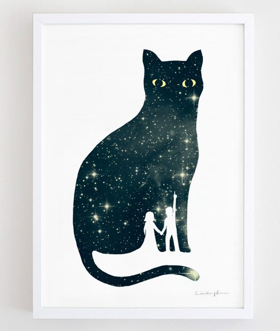 可爱的情人节主题插画