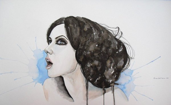 意大利Erica Dal Maso水彩插画欣赏