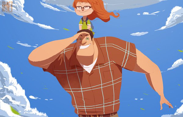 Rayner Alencar卡通角色插画