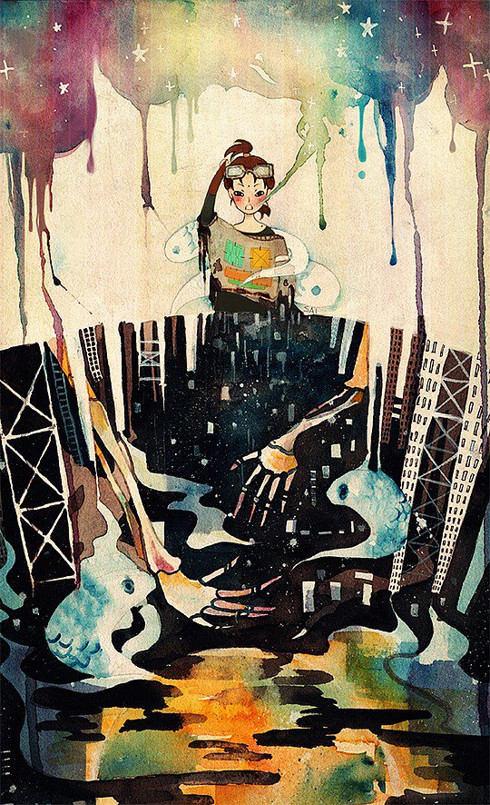 LoveSoup另类人物插画