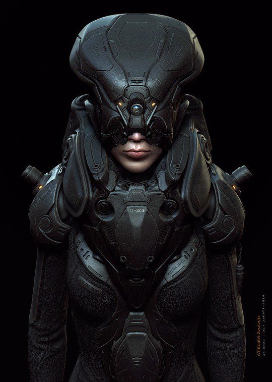 Ali ZafatiCG角色插画欣赏