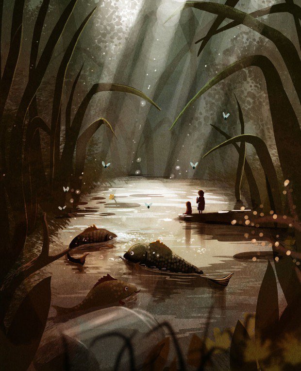 借东西的小人(Borrowers afield)插画作品