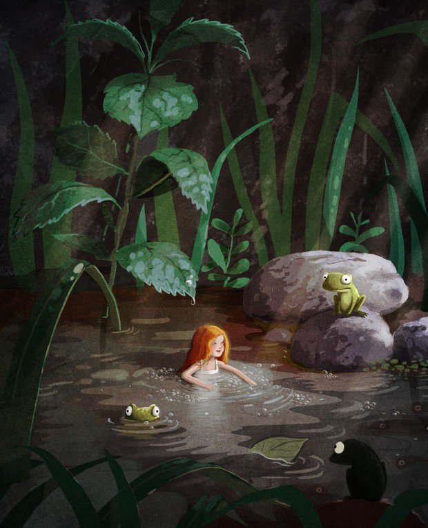 借东西的小人(Borrowers afield)插画作品