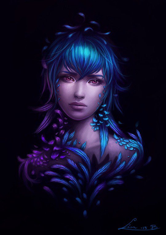 Lisa Buijteweg肖像插画