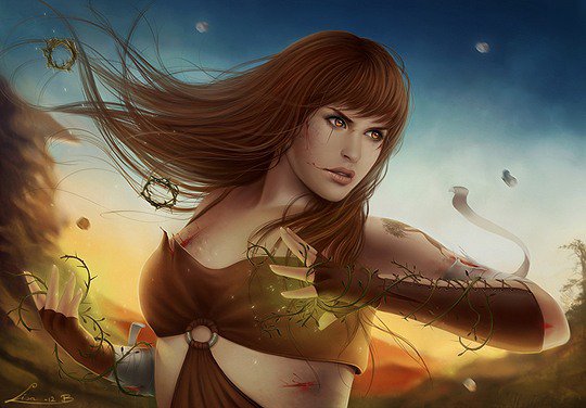 Lisa Buijteweg肖像插画