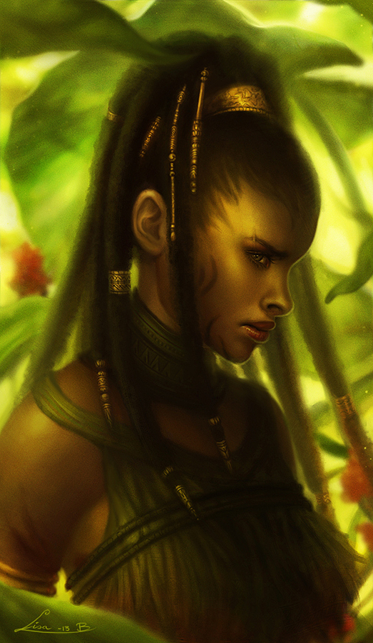 Lisa Buijteweg肖像插画