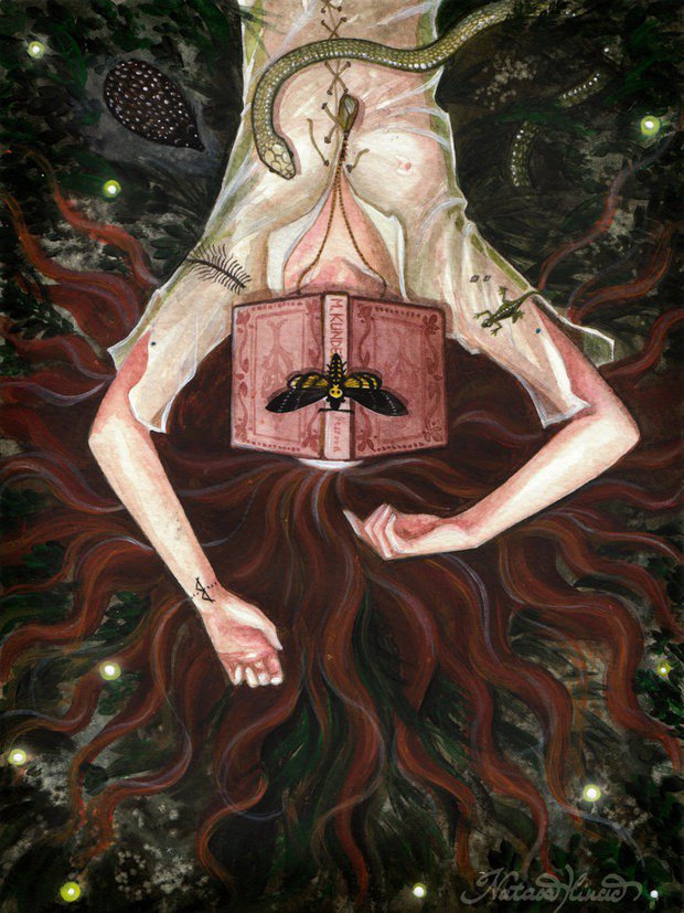 意大利插画师Natasa Ilincic幻想人物插画