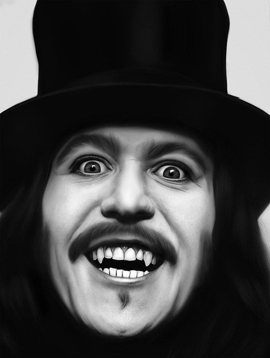 Gerardo Justel逼真肖像插画