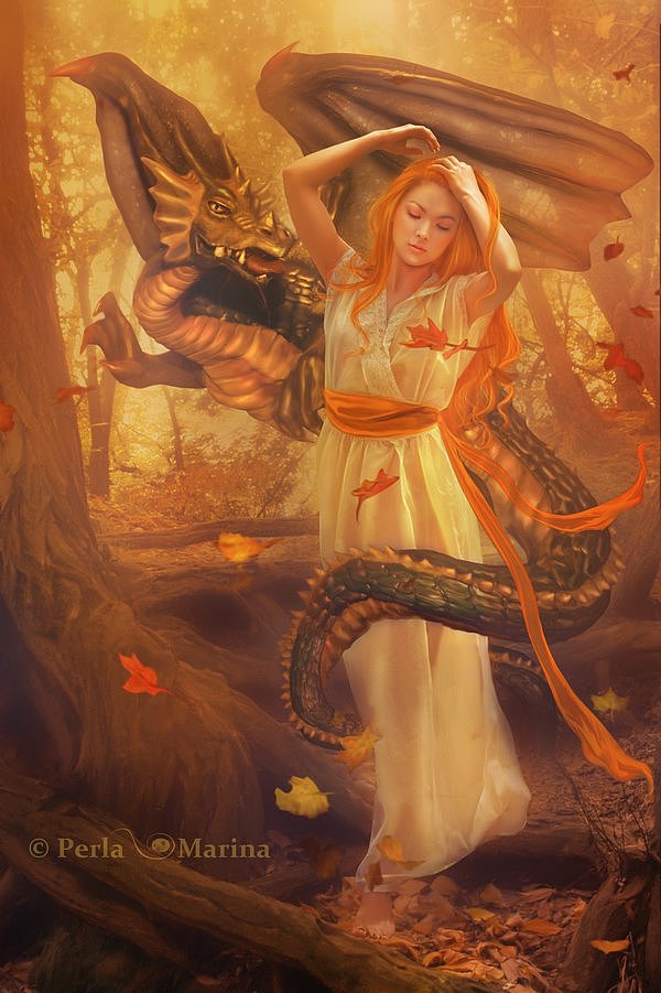 PerlaMarina概念角色插画