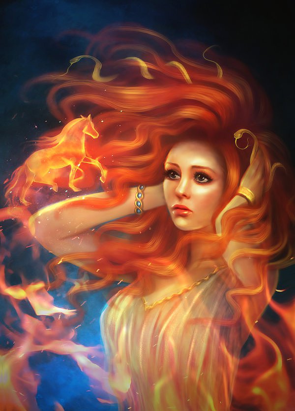 PerlaMarina概念角色插画