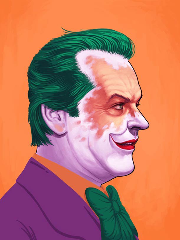 Mike Mitchell创意人物插画