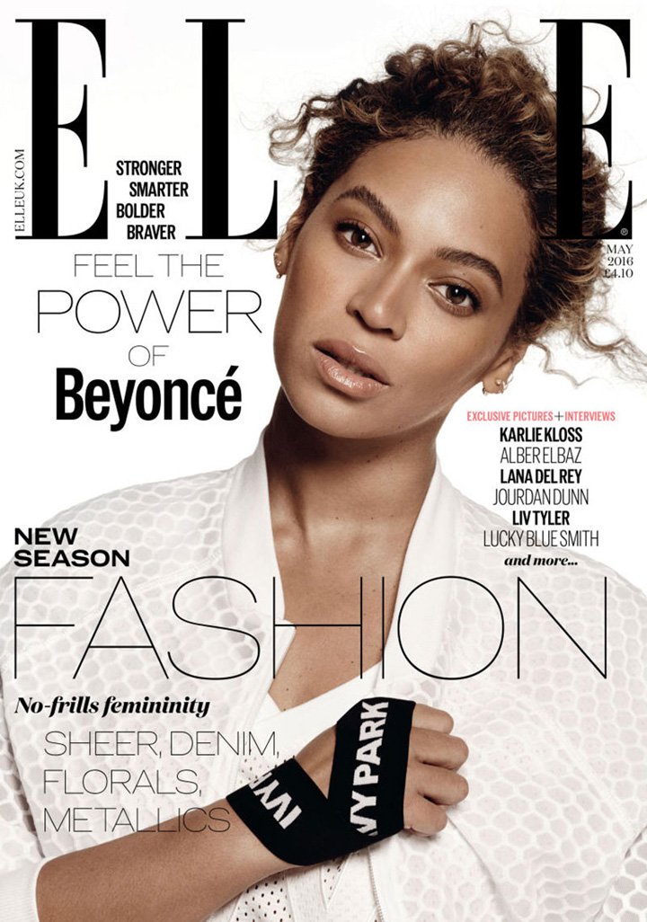  Beyonce（碧昂丝）登上《Elle》杂志美国版