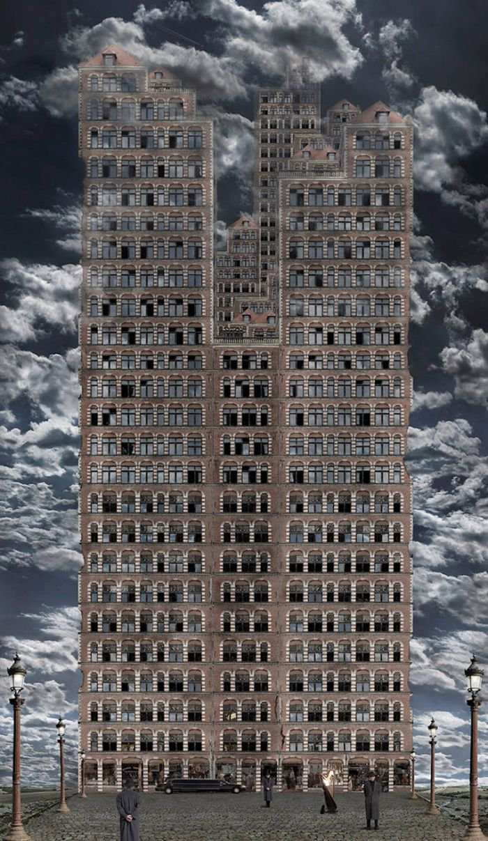 Jean-François Rauzier:Babel(巴别塔)系列摄影作品
