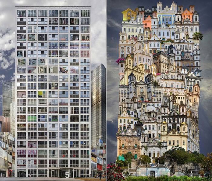 Jean-François Rauzier:Babel(巴别塔)系列摄影作品