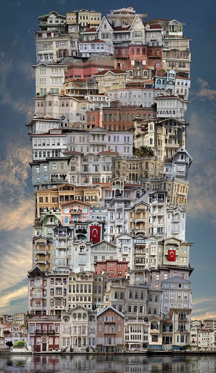 Jean-François Rauzier:Babel(巴别塔)系列摄影作品