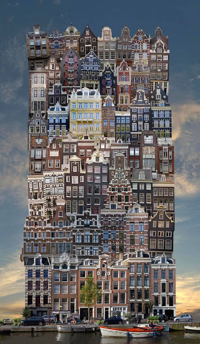 Jean-François Rauzier:Babel(巴别塔)系列摄影作品