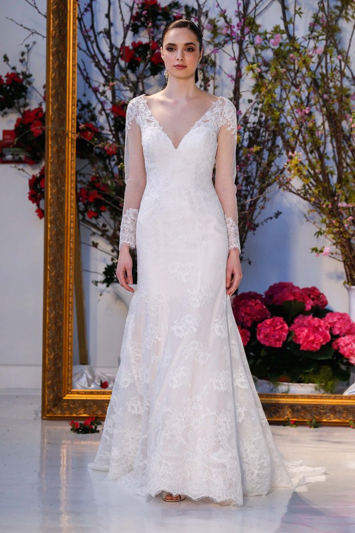 Anne Barge 2025纽约婚纱时装周婚纱秀