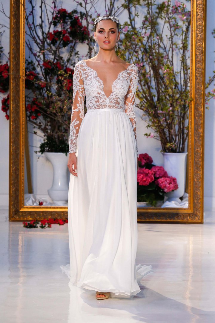 Anne Barge 2025纽约婚纱时装周婚纱秀