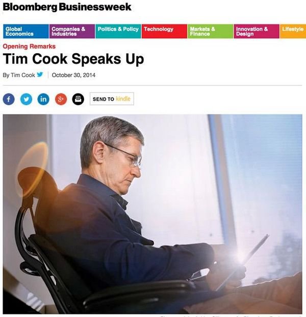 为什么每个人都应该读库克的出柜文章